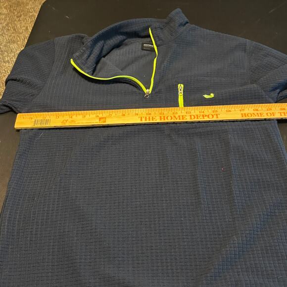 Southern Marsh Fieldtec Shirt Mens XS Waffle Knit Fleece Navy 1/4 Zip - Picture 5 of 6